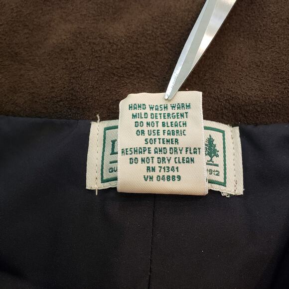 L.L. BEAN Waterfowl Windstopper Men's Large Reg 100% Merino Lamb's Wool Sweater - Picture 3 of 12